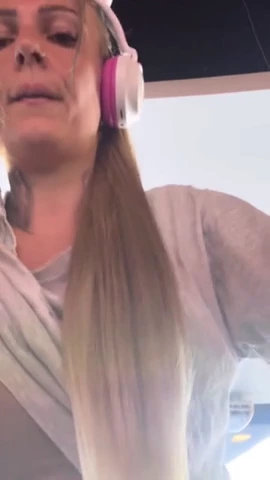 I was exercising at the gym and felt a surge of desire. I removed my t-shirt and unclipped my bra, as my arousal grew intense. porn video